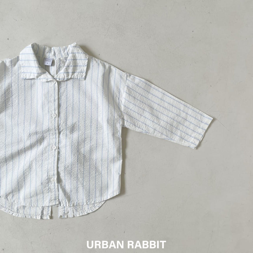 Urban Rabbit - Korean Children Fashion - #kidsshorts - Back Slit Ribbon Shirt - 4