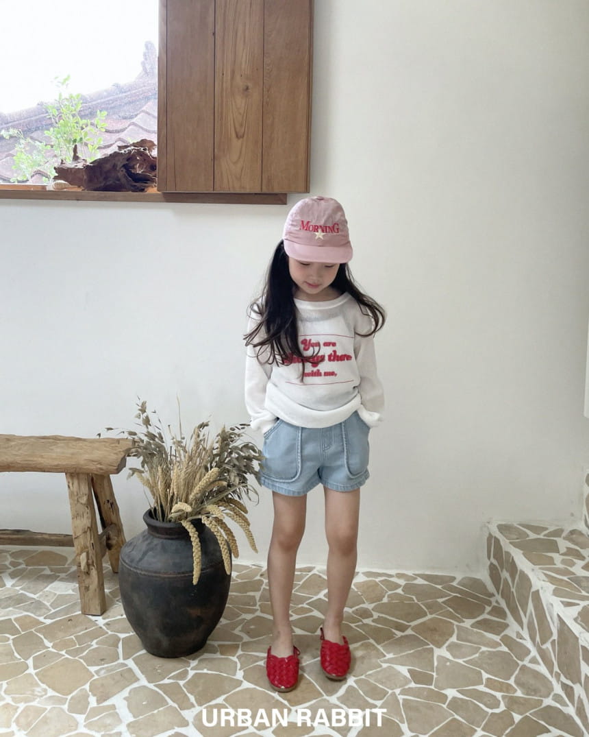 Urban Rabbit - Korean Children Fashion - #kidsshorts - With Me Lone Sleeve Tee - 4