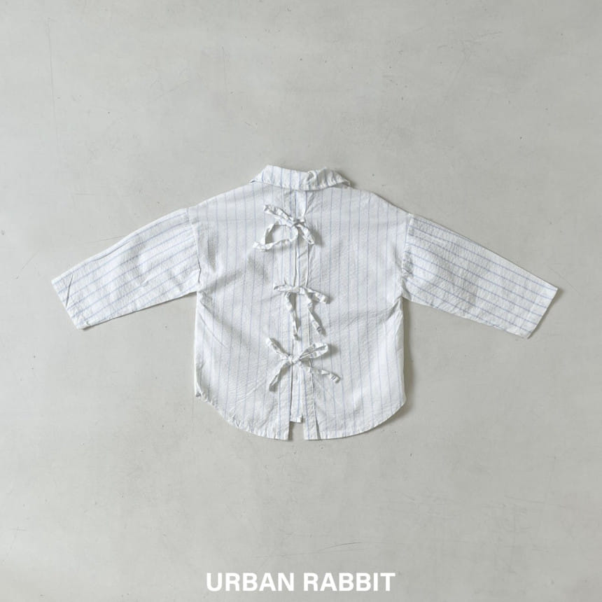 Urban Rabbit - Korean Children Fashion - #kidzfashiontrend - Back Slit Ribbon Shirt - 5
