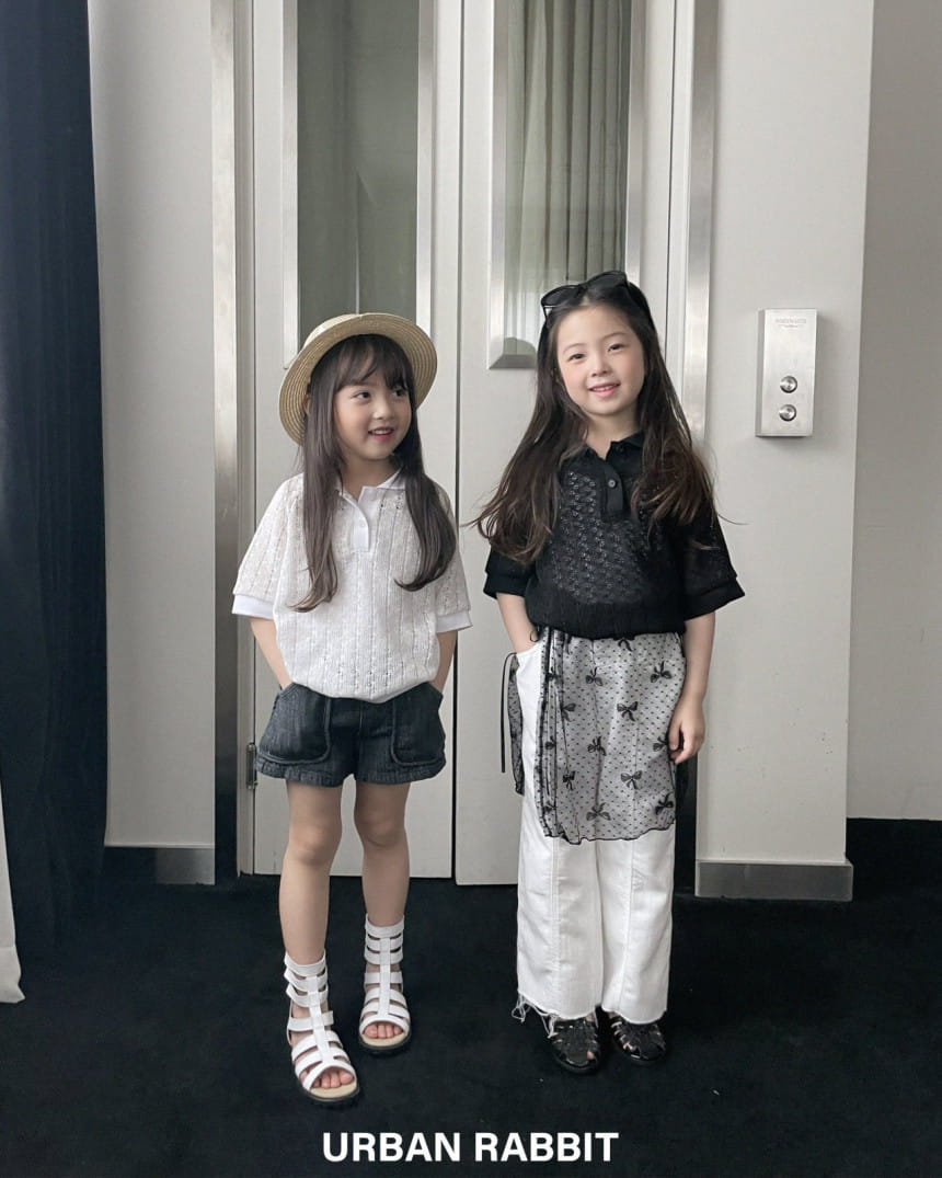 Urban Rabbit - Korean Children Fashion - #kidzfashiontrend - Summer Knit Collar Tee - 3