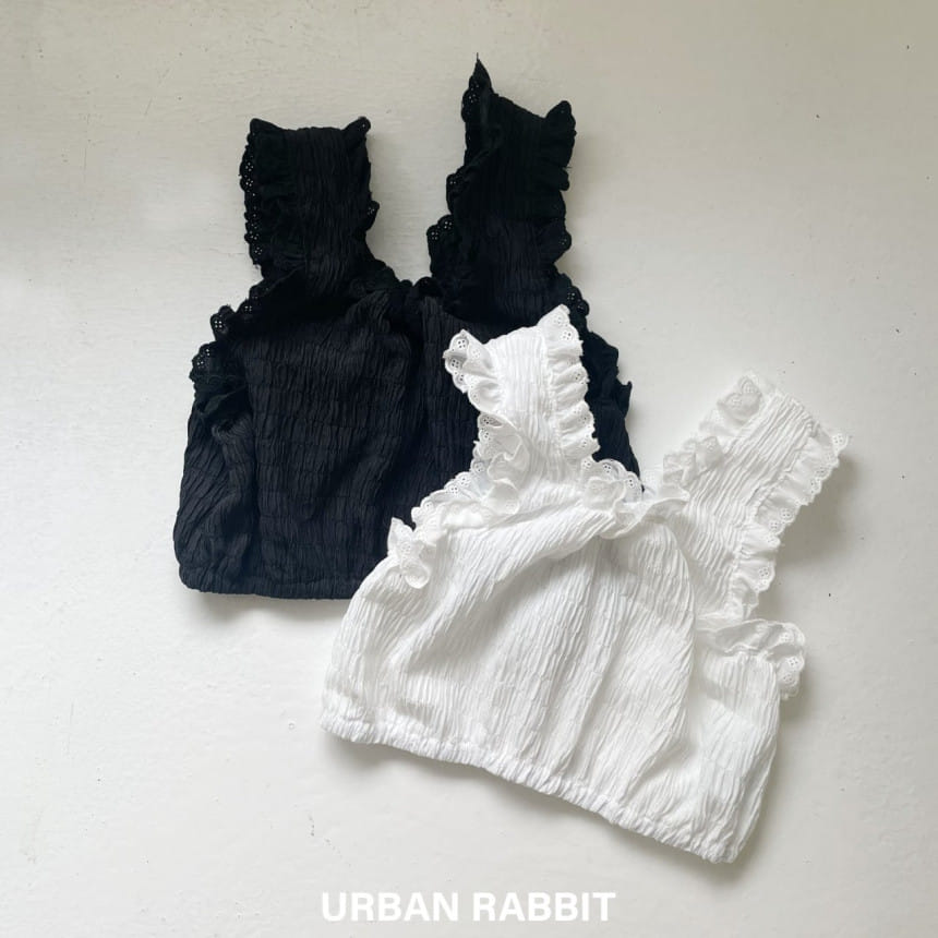 Urban Rabbit - Korean Children Fashion - #littlefashionista - Creamy Sleeveless Blanc