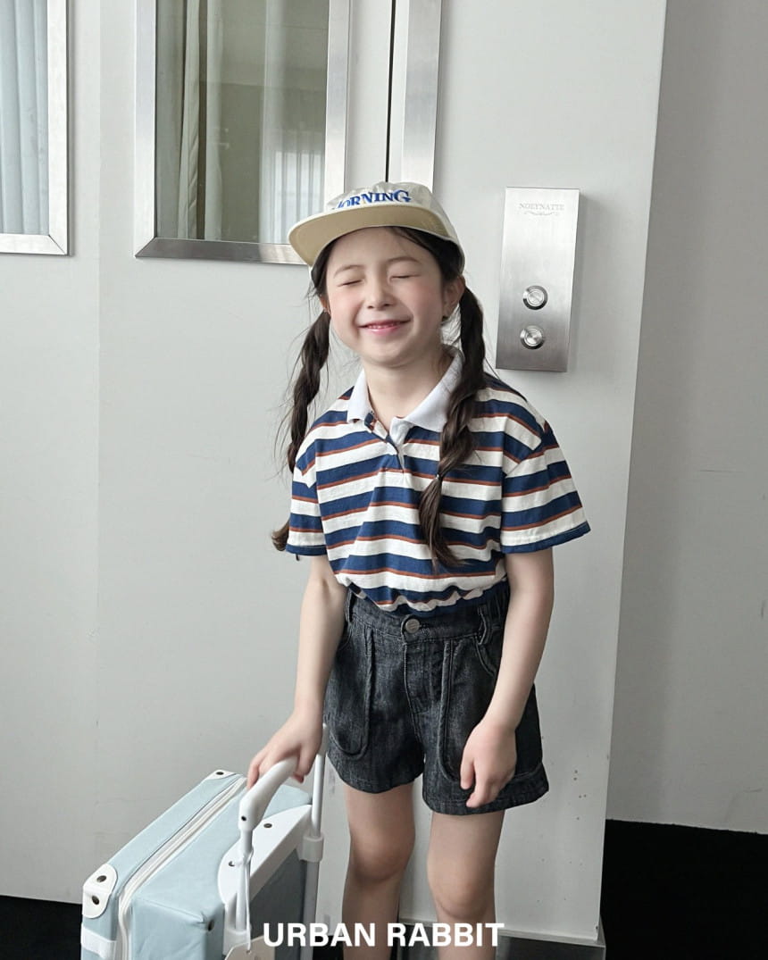 Urban Rabbit - Korean Children Fashion - #littlefashionista - Banding Crop Collar Tee - 8