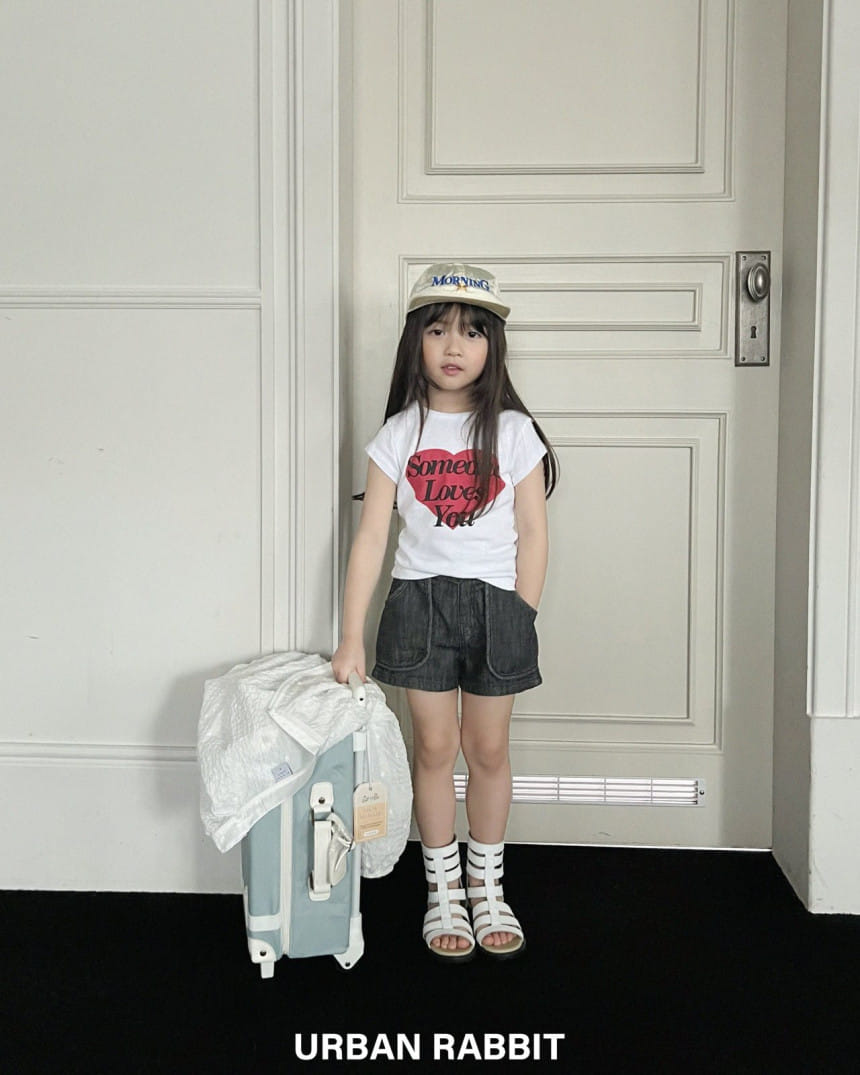 Urban Rabbit - Korean Children Fashion - #magicofchildhood - Love Cap Sleeve Tee - 6