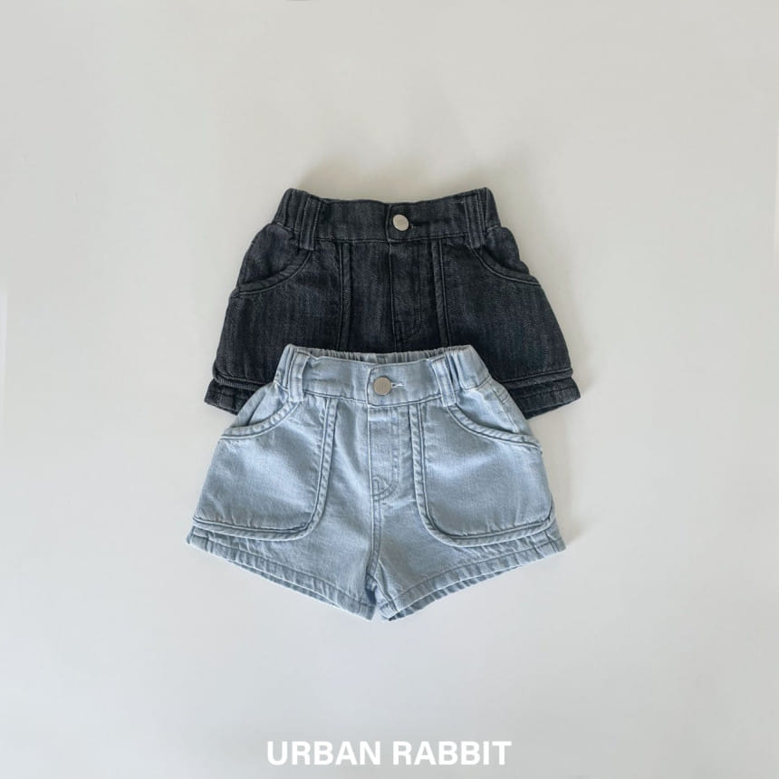 Urban Rabbit - Korean Children Fashion - #minifashionista - Piping Pocket Denim Shorts