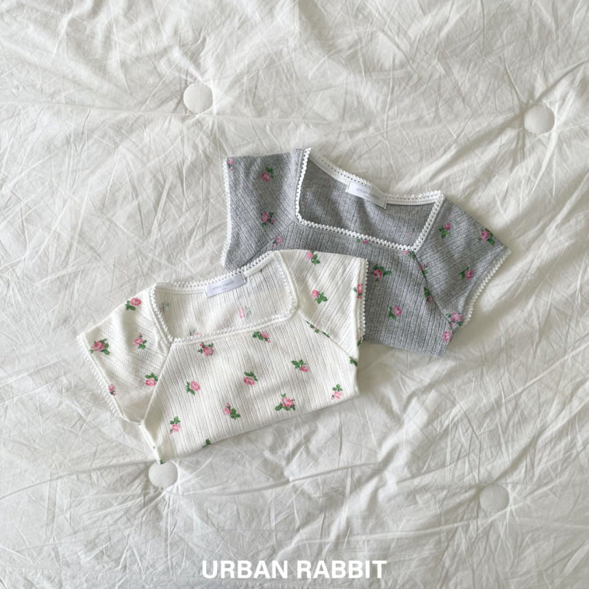 Urban Rabbit - Korean Children Fashion - #minifashionista - Lace Rose Tee