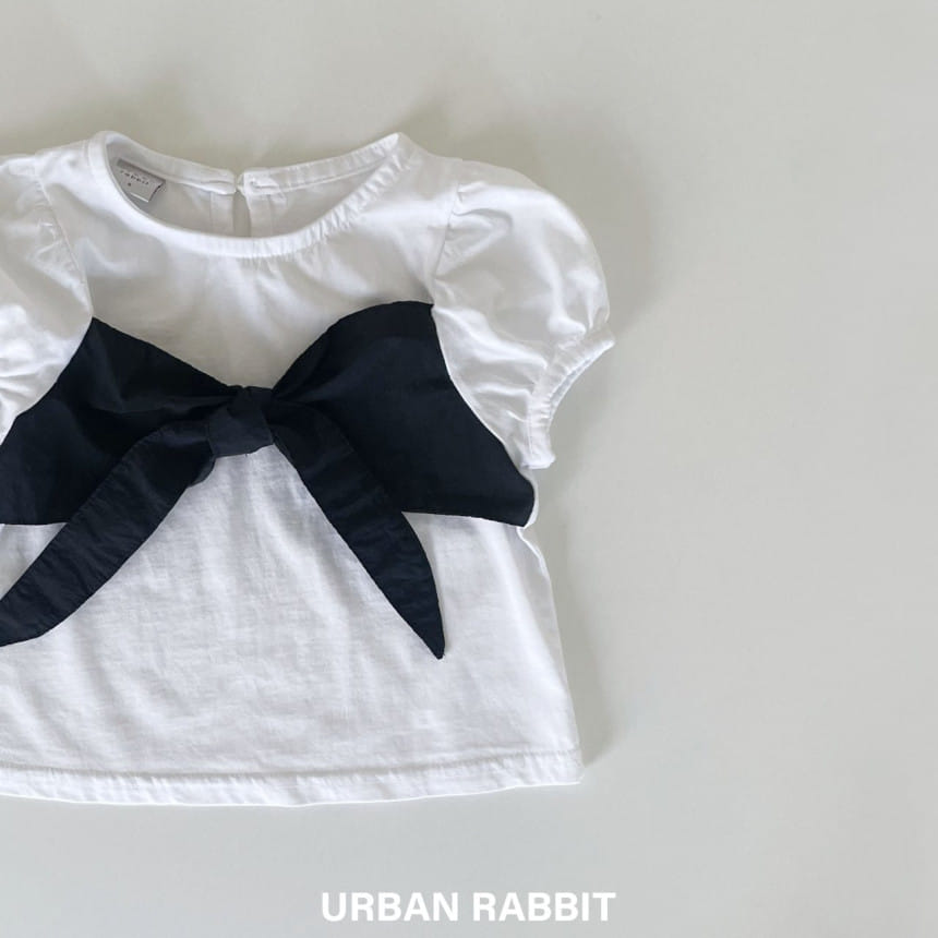 Urban Rabbit - Korean Children Fashion - #minifashionista - Lovely Tee Blanc - 2