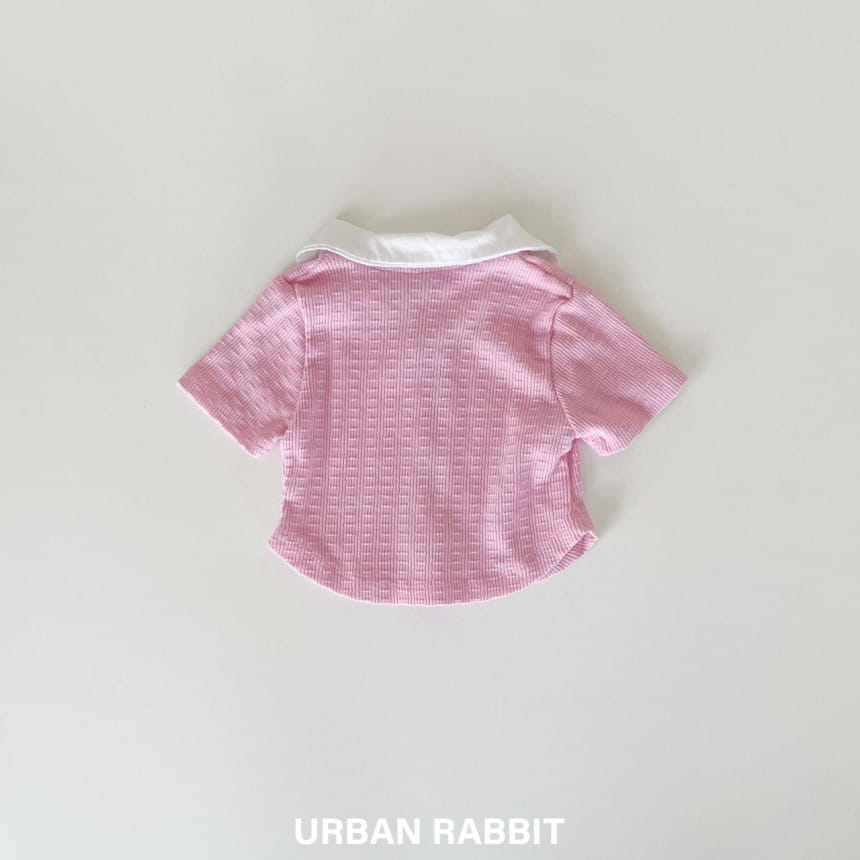 Urban Rabbit - Korean Children Fashion - #minifashionista - V Neck Collar Zip Up - 4