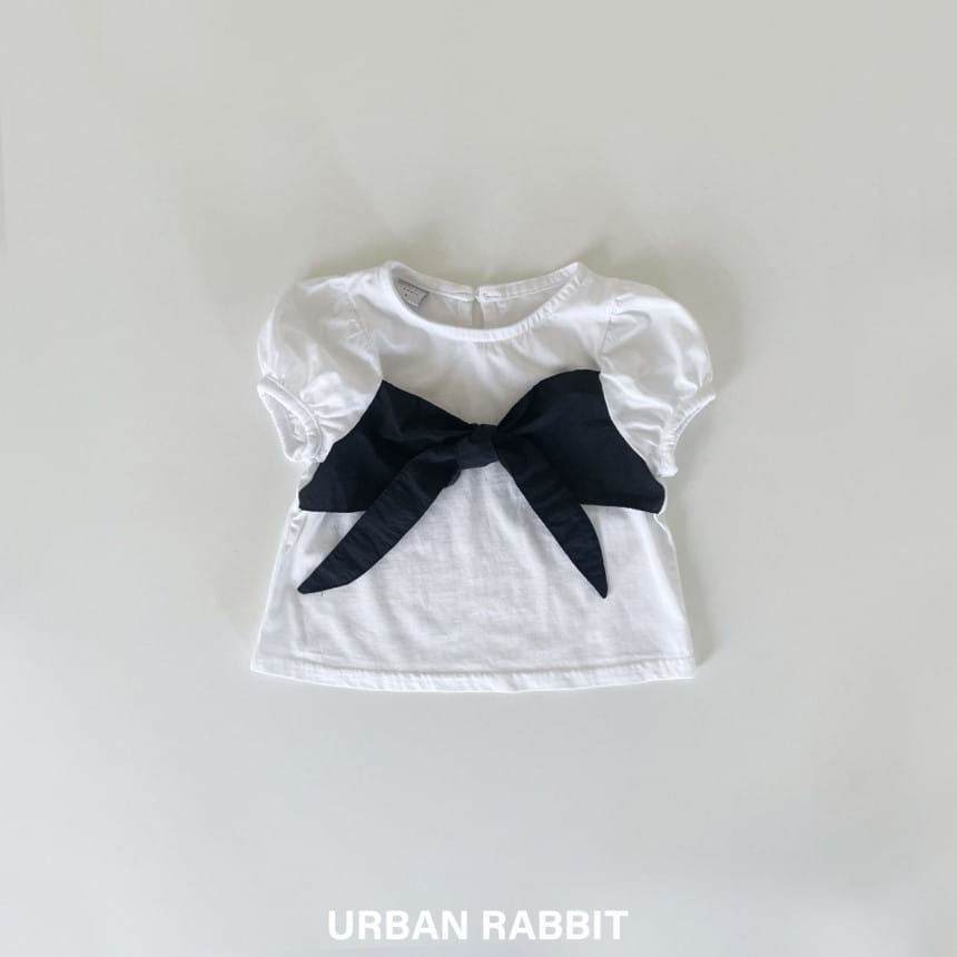 Urban Rabbit - Korean Children Fashion - #toddlerclothing - Lovely Tee Blanc - 5