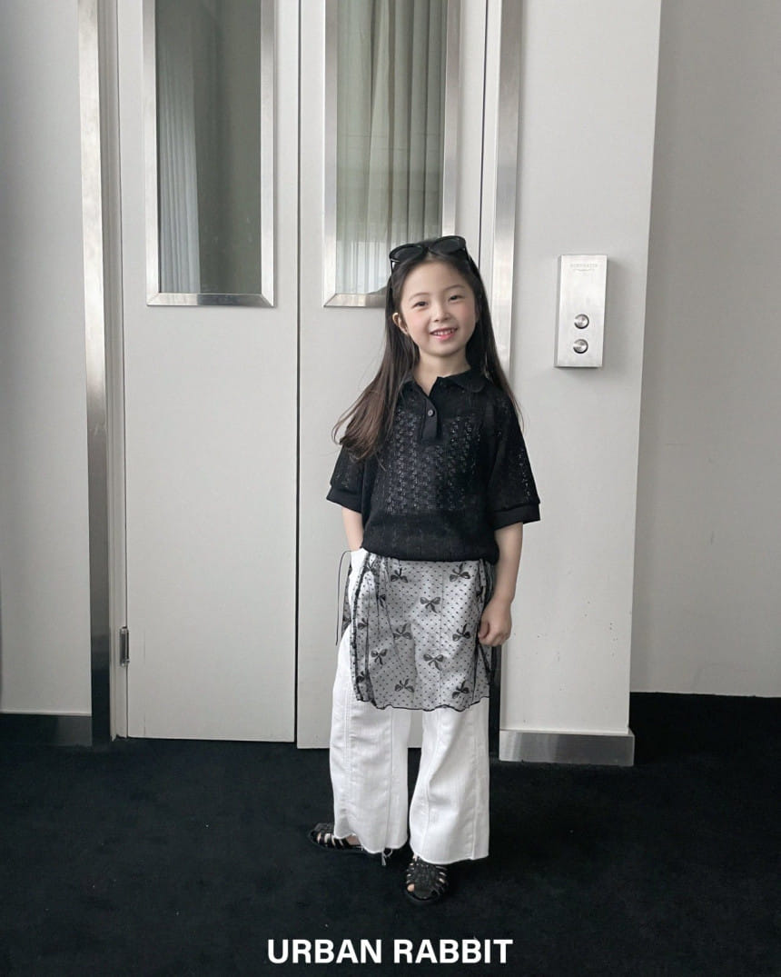 Urban Rabbit - Korean Children Fashion - #toddlerclothing - Summer Knit Collar Tee - 10