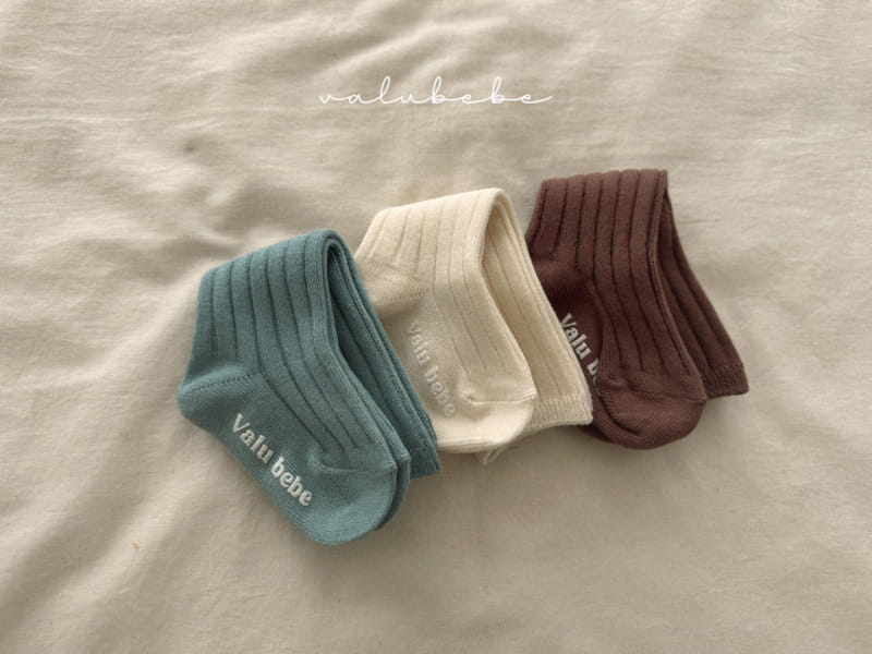 Valu Bebe - Korean Baby Fashion - #babylifestyle - Daily Rib Socks - 3