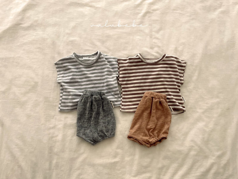 Valu Bebe - Korean Baby Fashion - #babyootd - Jeje St Top Bottom Set - 2