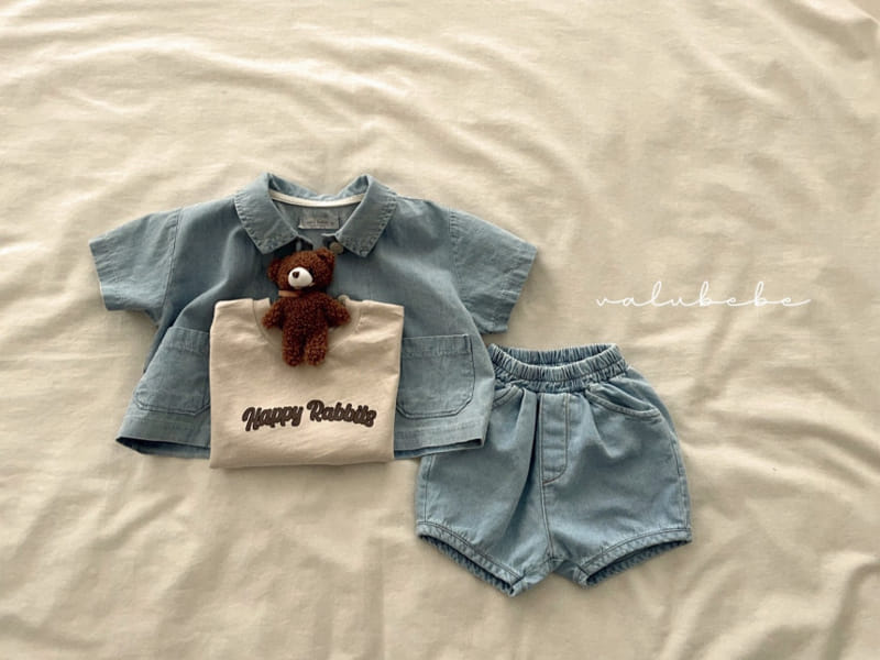 Valu Bebe - Korean Baby Fashion - #babyoutfit - Summer Denim Shirt Jacket - 6