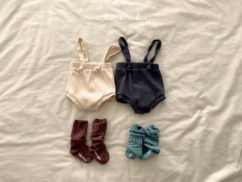 Valu Bebe - Korean Baby Fashion - #onlinebabyboutique - Low Dungarees Body Suit - 2