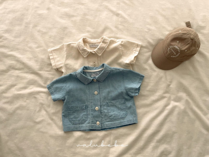 Valu Bebe - Korean Baby Fashion - #onlinebabyboutique - Summer Denim Shirt Jacket - 8