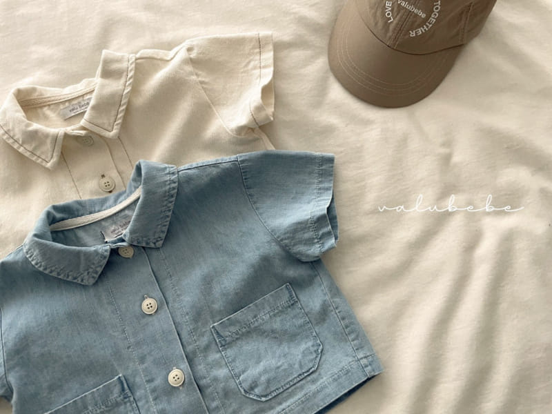 Valu Bebe - Korean Baby Fashion - #onlinebabyshop - Summer Denim Shirt Jacket - 9