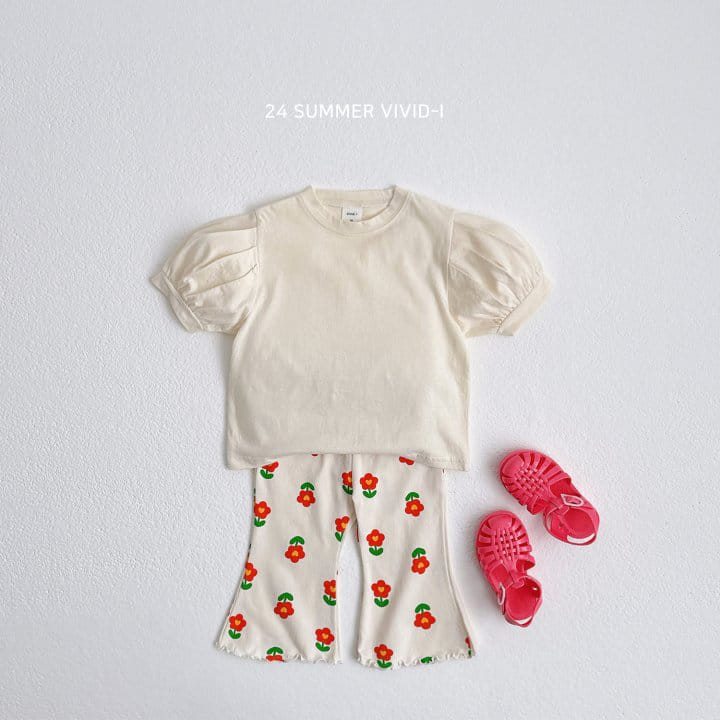 Vivid I - Korean Children Fashion - #designkidswear - Bibi Puff Short Sleeve Tee - 6