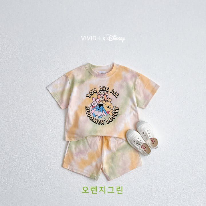 Vivid I - Korean Children Fashion - #minifashionista - D Painting Top Bottom Set - 4