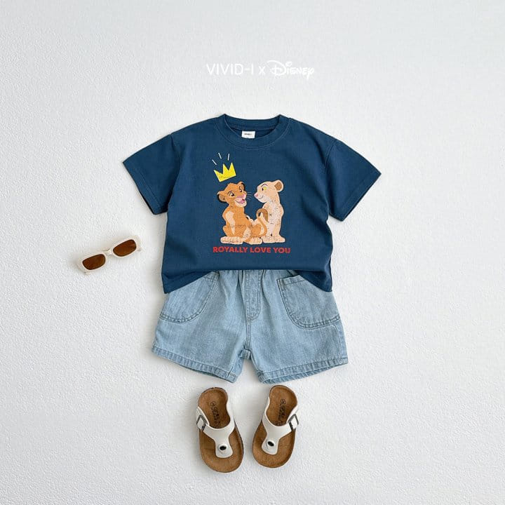 Vivid I - Korean Children Fashion - #toddlerclothing - D Lion King Tee - 5