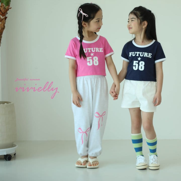 Vivielly - Korean Children Fashion - #Kfashion4kids - Star Color Piping Tee