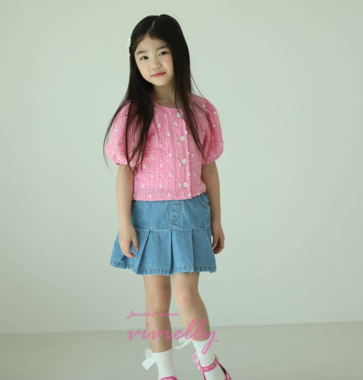 Vivielly - Korean Children Fashion - #childofig - Juju Wrinkle Skirt - 11
