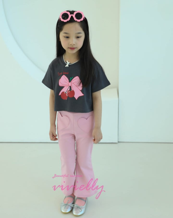 Vivielly - Korean Children Fashion - #childofig - Love Me Boots Cur Pants - 8