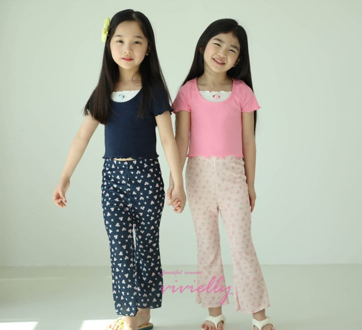 Vivielly - Korean Children Fashion - #childrensboutique - Twinkle Pleats Pants - 2