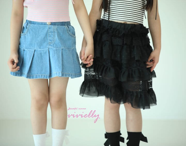 Vivielly - Korean Children Fashion - #designkidswear - Nana Kan Kan Skirt - 10