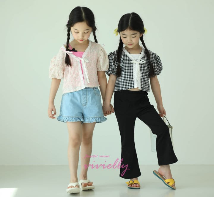 Vivielly - Korean Children Fashion - #discoveringself - Ribbon Sleeveless Tee - 9