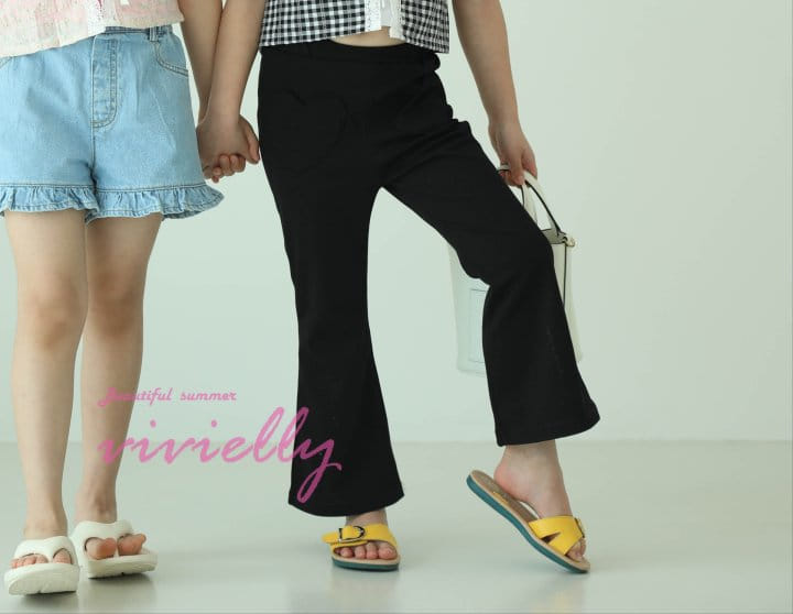 Vivielly - Korean Children Fashion - #kidsstore - Love Me Boots Cur Pants