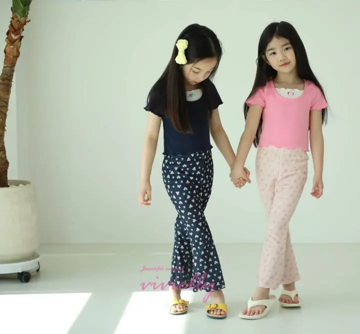 Vivielly - Korean Children Fashion - #kidsstore - Twinkle Pleats Pants - 7