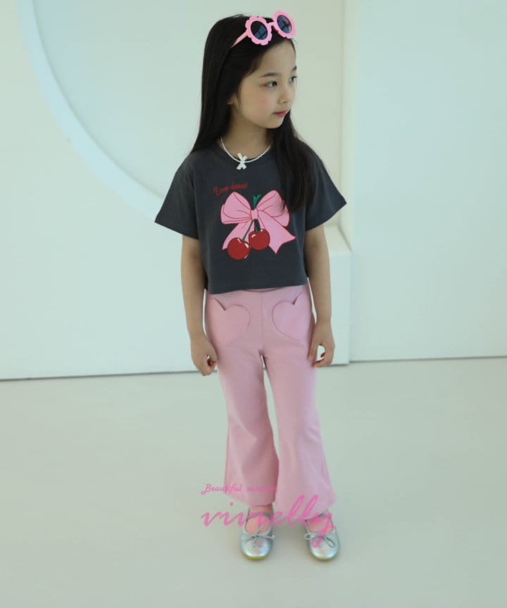 Vivielly - Korean Children Fashion - #Kfashion4kids - Love Me Boots Cur Pants - 4