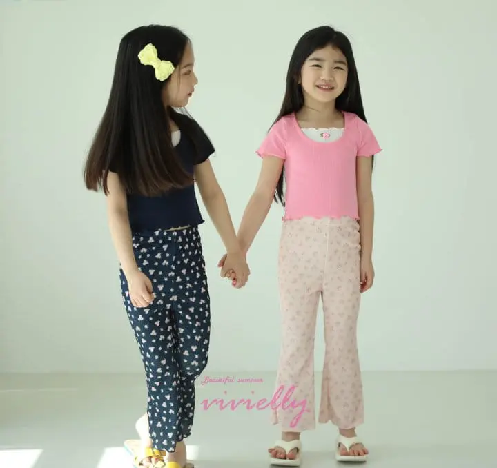 Vivielly - Korean Children Fashion - #littlefashionista - Twinkle Pleats Pants - 10