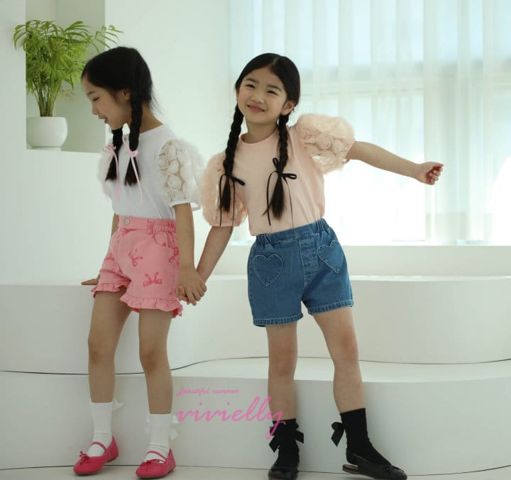 Vivielly - Korean Children Fashion - #littlefashionista - Bere Puff Tee - 3