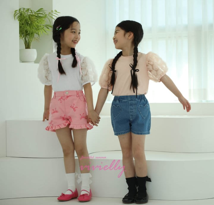 Vivielly - Korean Children Fashion - #littlefashionista - Bere Puff Tee - 4