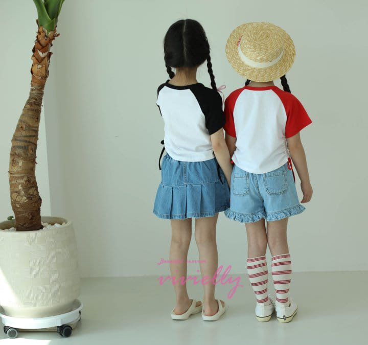Vivielly - Korean Children Fashion - #minifashionista - Juju Wrinkle Skirt - 9