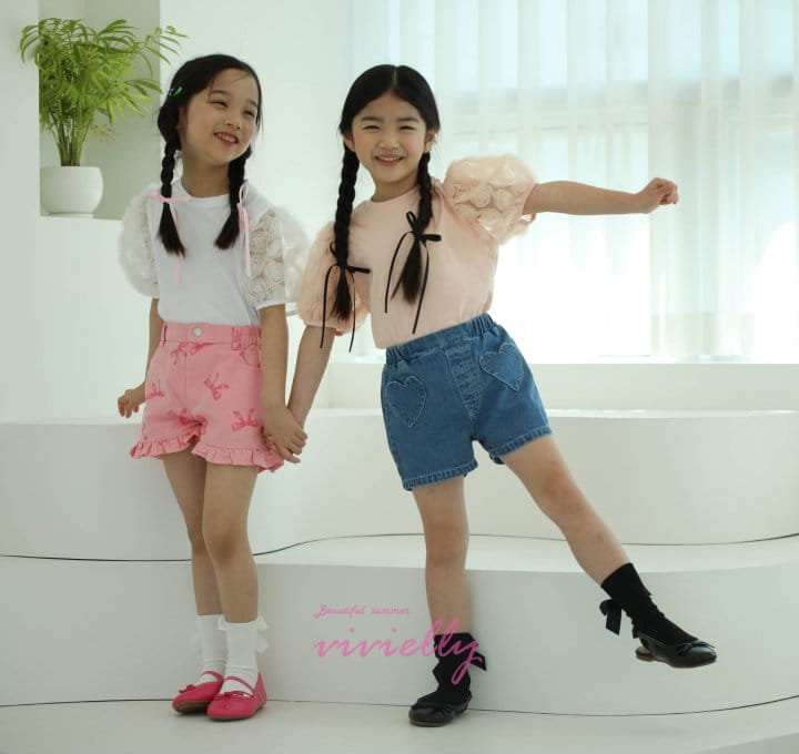 Vivielly - Korean Children Fashion - #minifashionista - Bere Puff Tee - 5