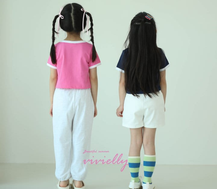 Vivielly - Korean Children Fashion - #prettylittlegirls - Star Color Piping Tee - 5