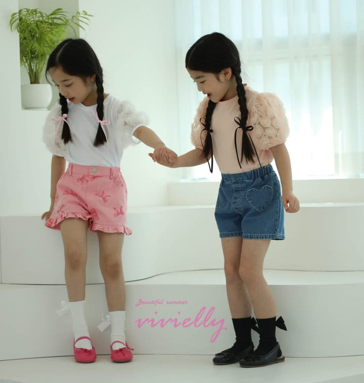 Vivielly - Korean Children Fashion - #stylishchildhood - Bere Puff Tee - 9