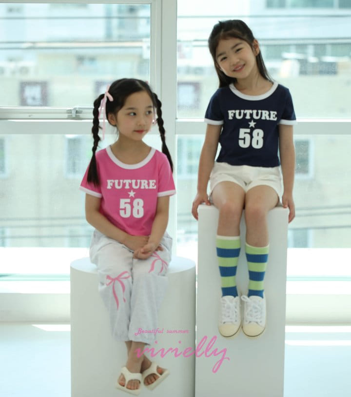 Vivielly - Korean Children Fashion - #todddlerfashion - Star Color Piping Tee - 6