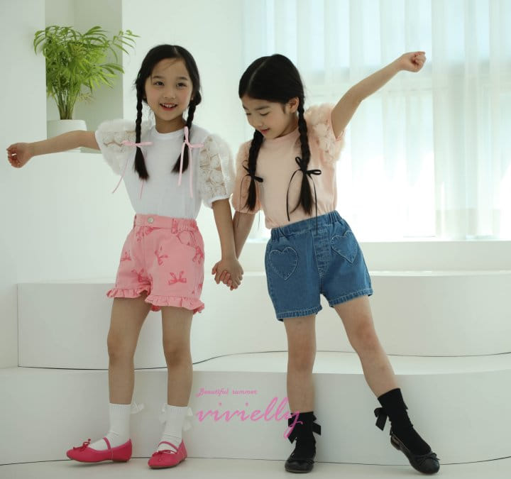 Vivielly - Korean Children Fashion - #todddlerfashion - Bere Puff Tee - 7