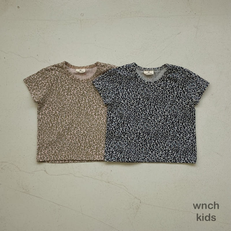 Wnch kids - Korean Children Fashion - #childrensboutique - Leopard Tee