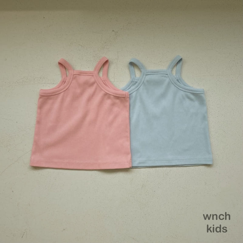 Wnch kids - Korean Children Fashion - #fashionkids - Rib Sleeveless Tee - 2