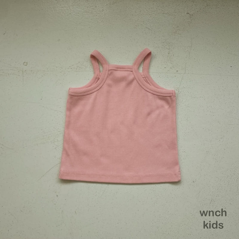 Wnch kids - Korean Children Fashion - #kidsshorts - Rib Sleeveless Tee - 4