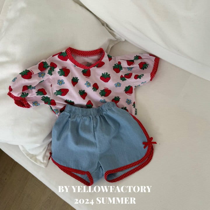Yellow Factory - Korean Children Fashion - #childofig - Strawberry Tee - 8