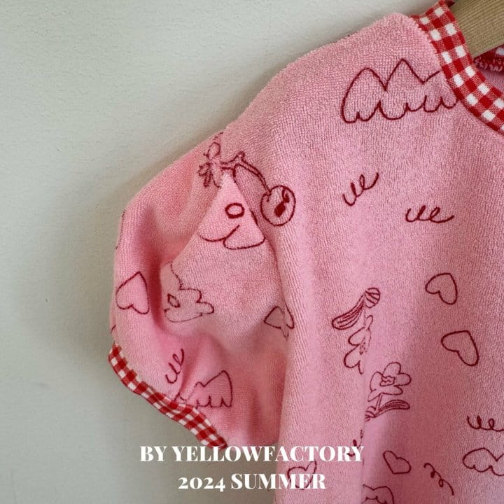 Yellow Factory - Korean Children Fashion - #fashionkids - Terry Top Bottom Set - 5