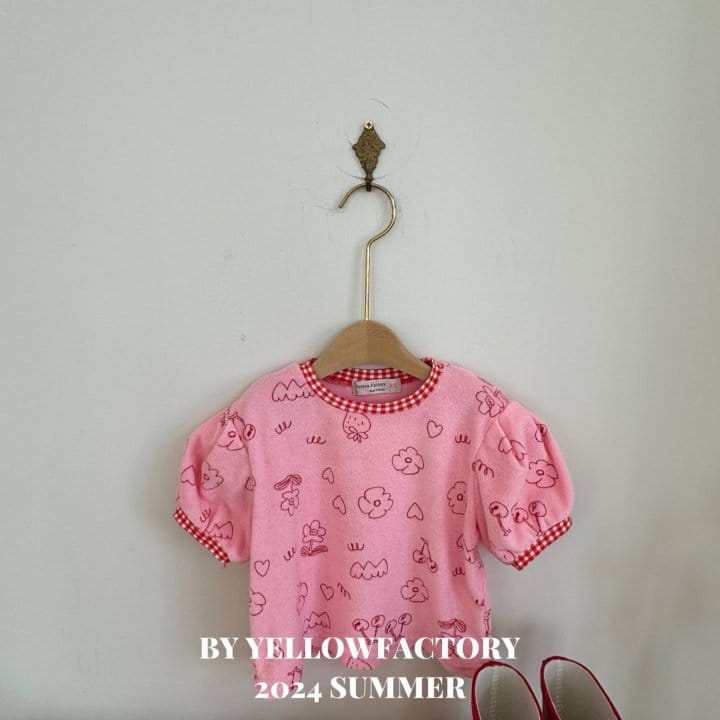 Yellow Factory - Korean Children Fashion - #kidsshorts - Terry Top Bottom Set - 6