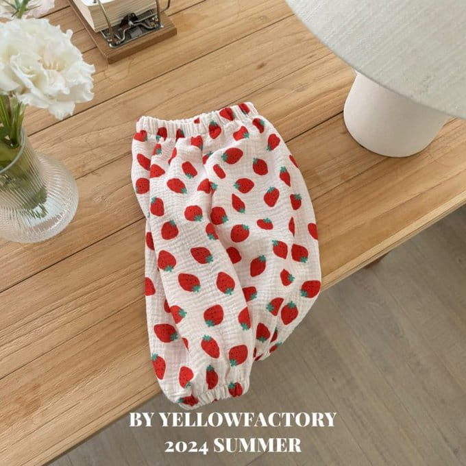 Yellow Factory - Korean Children Fashion - #kidsshorts - Strawberry Gojaengi Pants