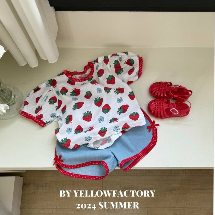 Yellow Factory - Korean Children Fashion - #minifashionista - Strawberry Tee - 6
