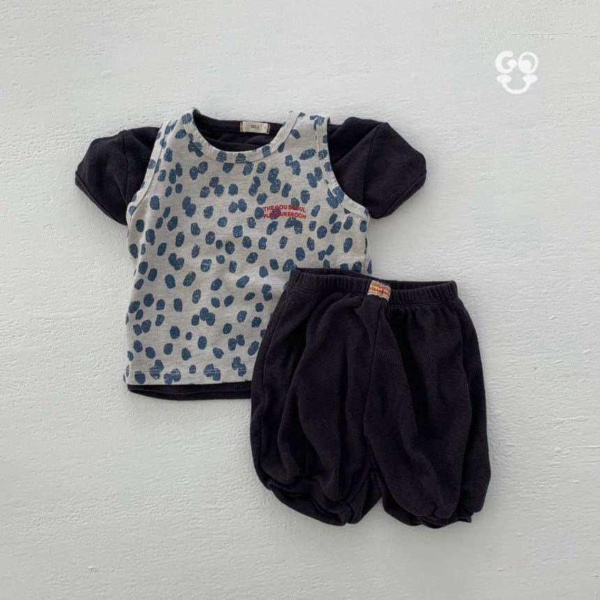 go;u - Korean Baby Fashion - #babyboutique - Noodles Shorts - 11