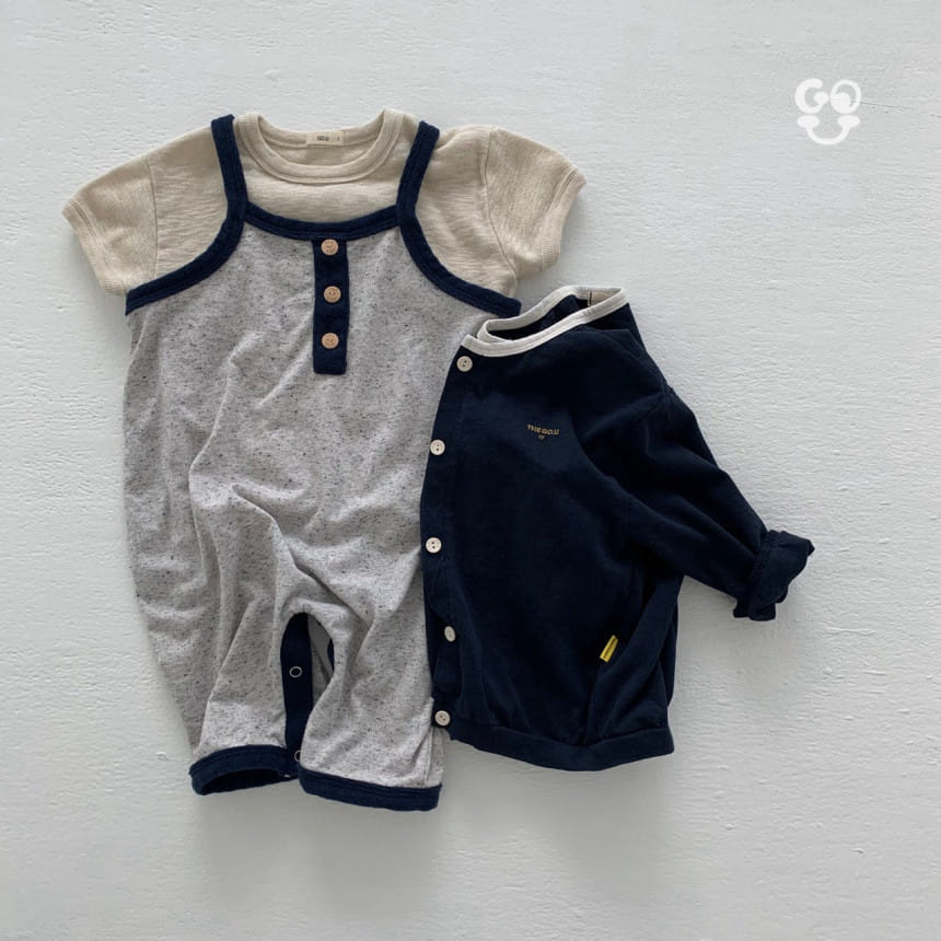 go;u - Korean Baby Fashion - #babyfever - Point Body Suit - 8